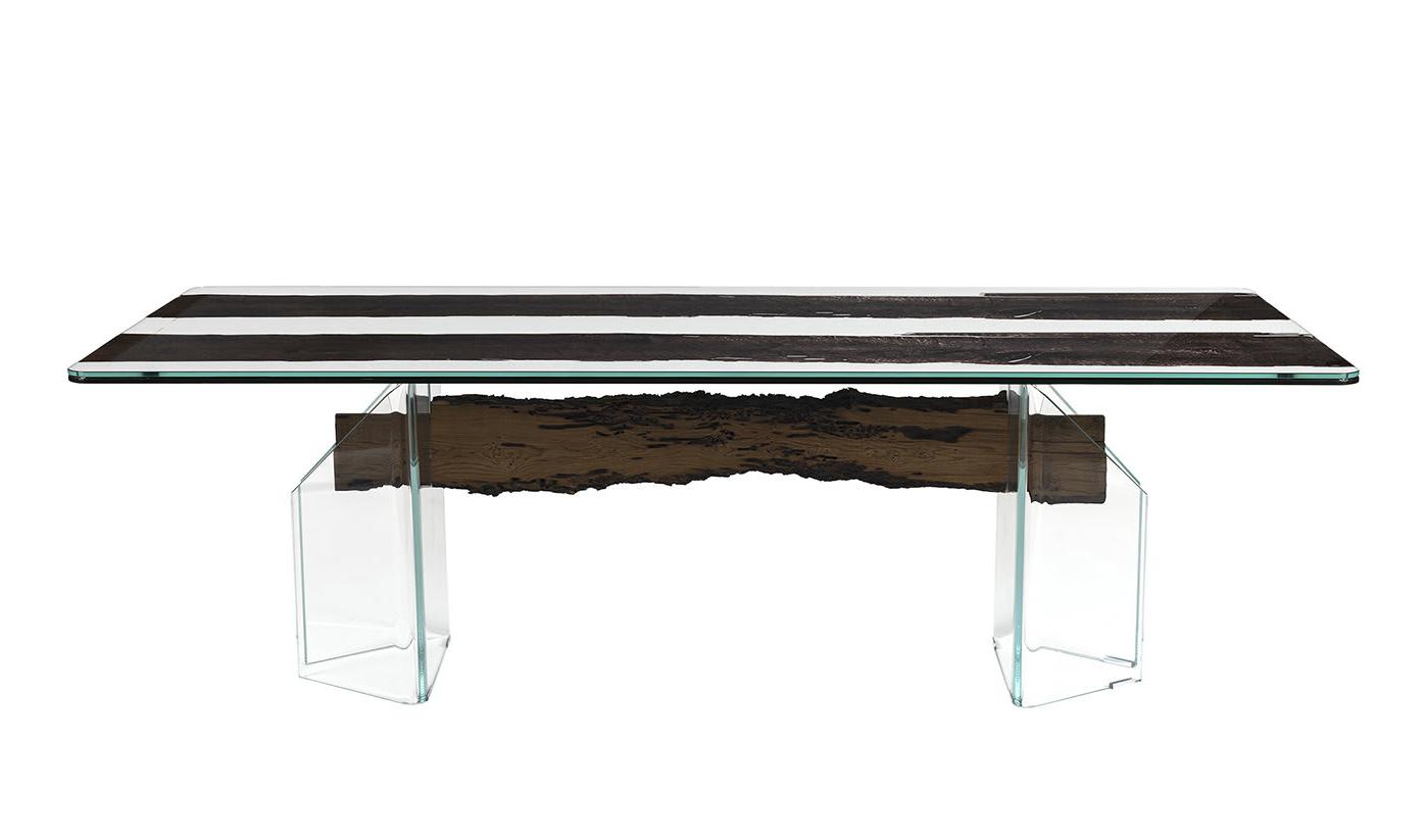 Table de salle à manger noire Venezia