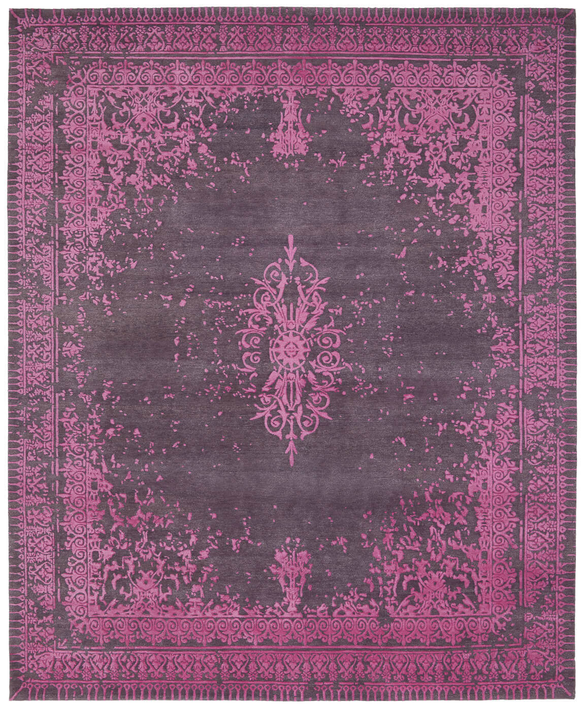 Tapis Ferrara Spécial Rocked Gris Rose | Taille: 250 x 300 cm