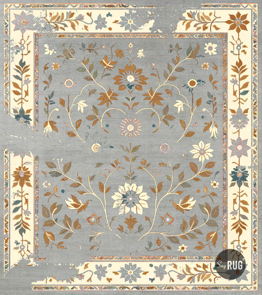 Tapis Chennai Gris