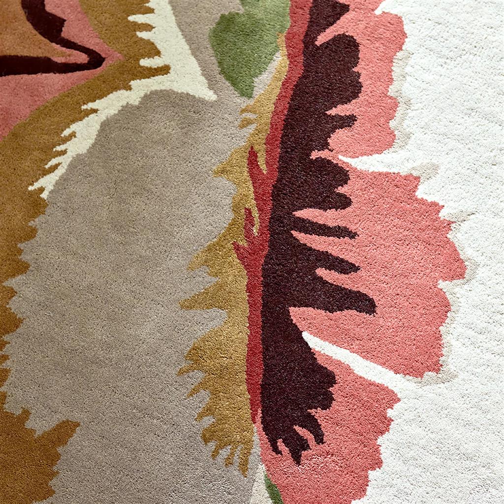 Tapis Calathea Ambre/Palissandre Brésilien