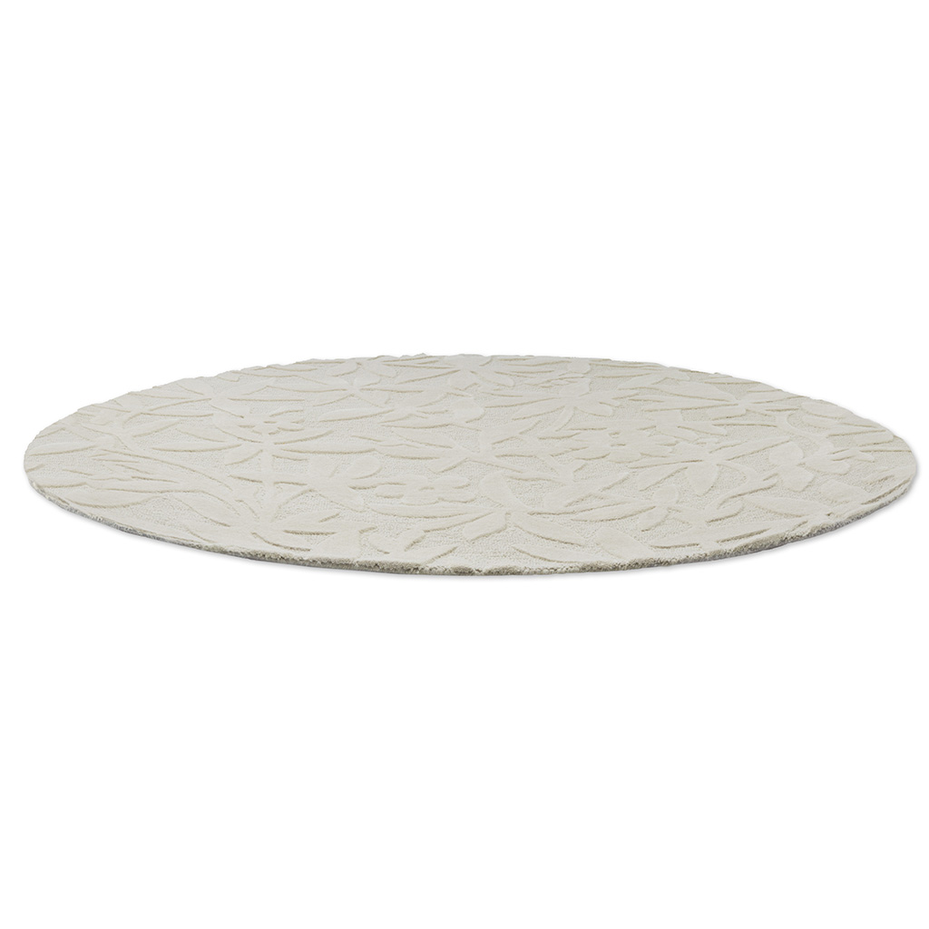 Tapis rond Cleavers Naturel