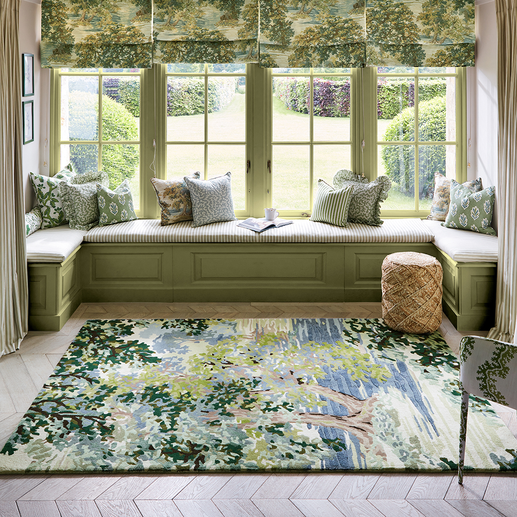 Tapis Ancient Canopy Vert Forêt 146708 | Taille: 200 x 280 cm