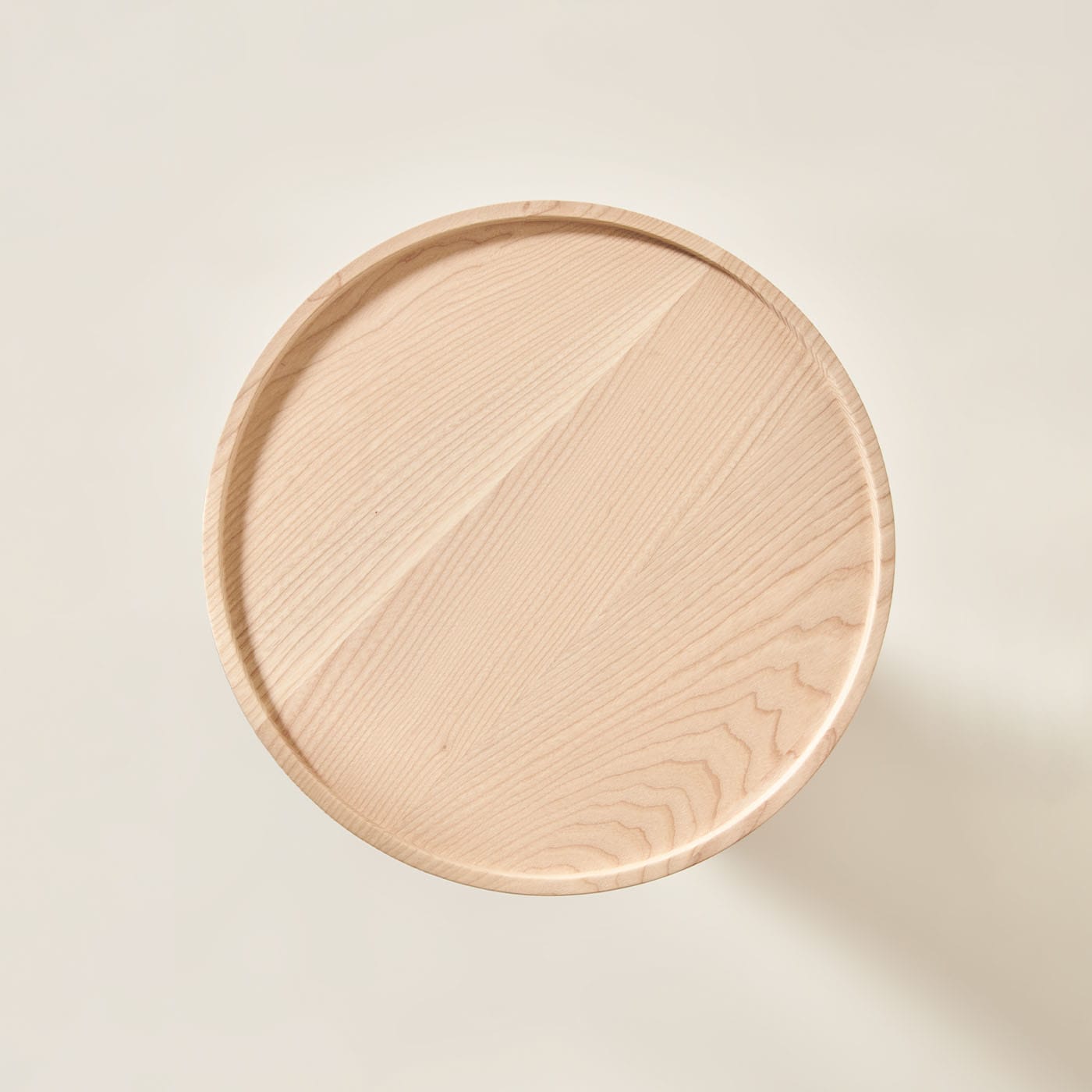 Table Basse Capitello en Frêne Naturel | Dimensions: Ø 55 cm