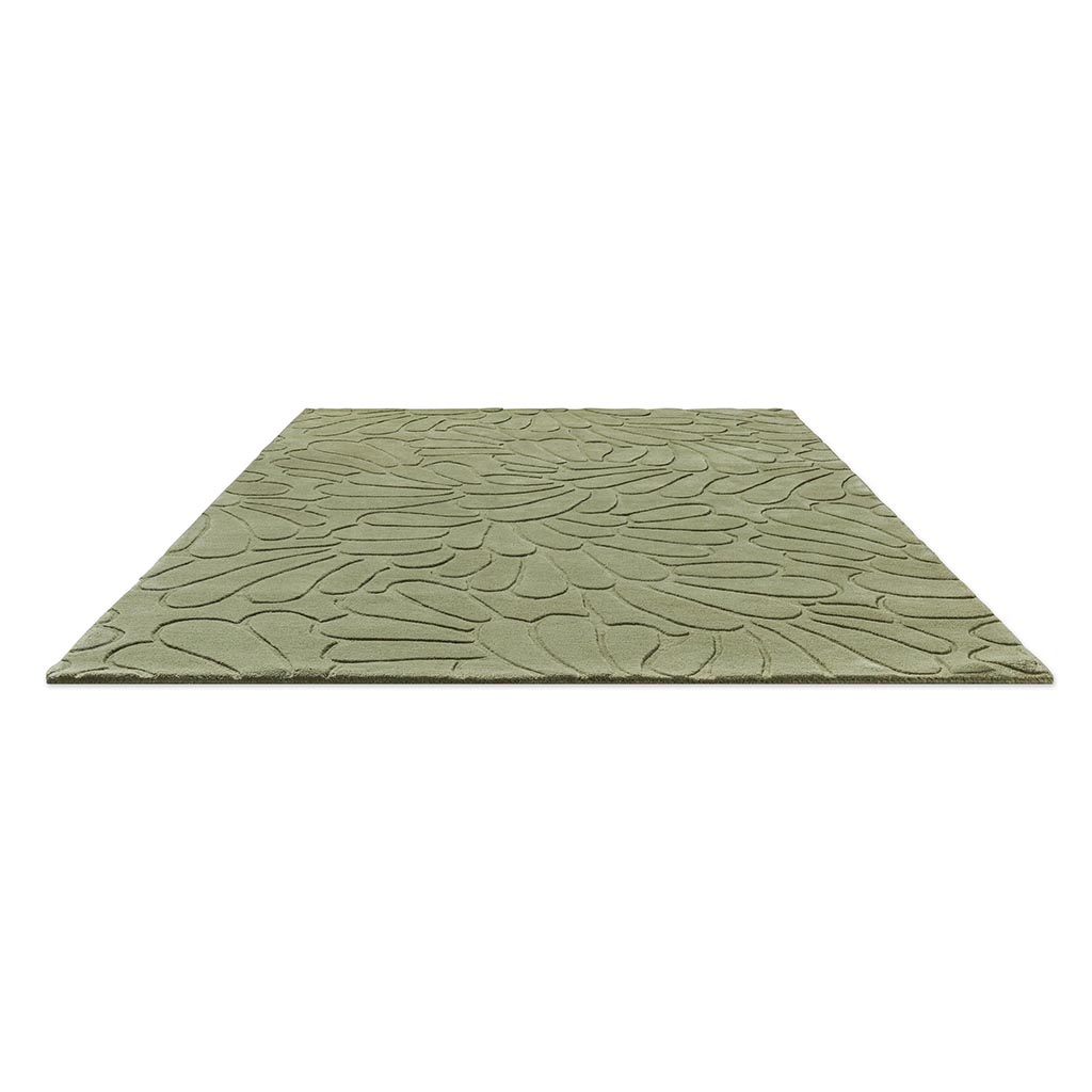Tapis Pétales Coleby Vert Bocage