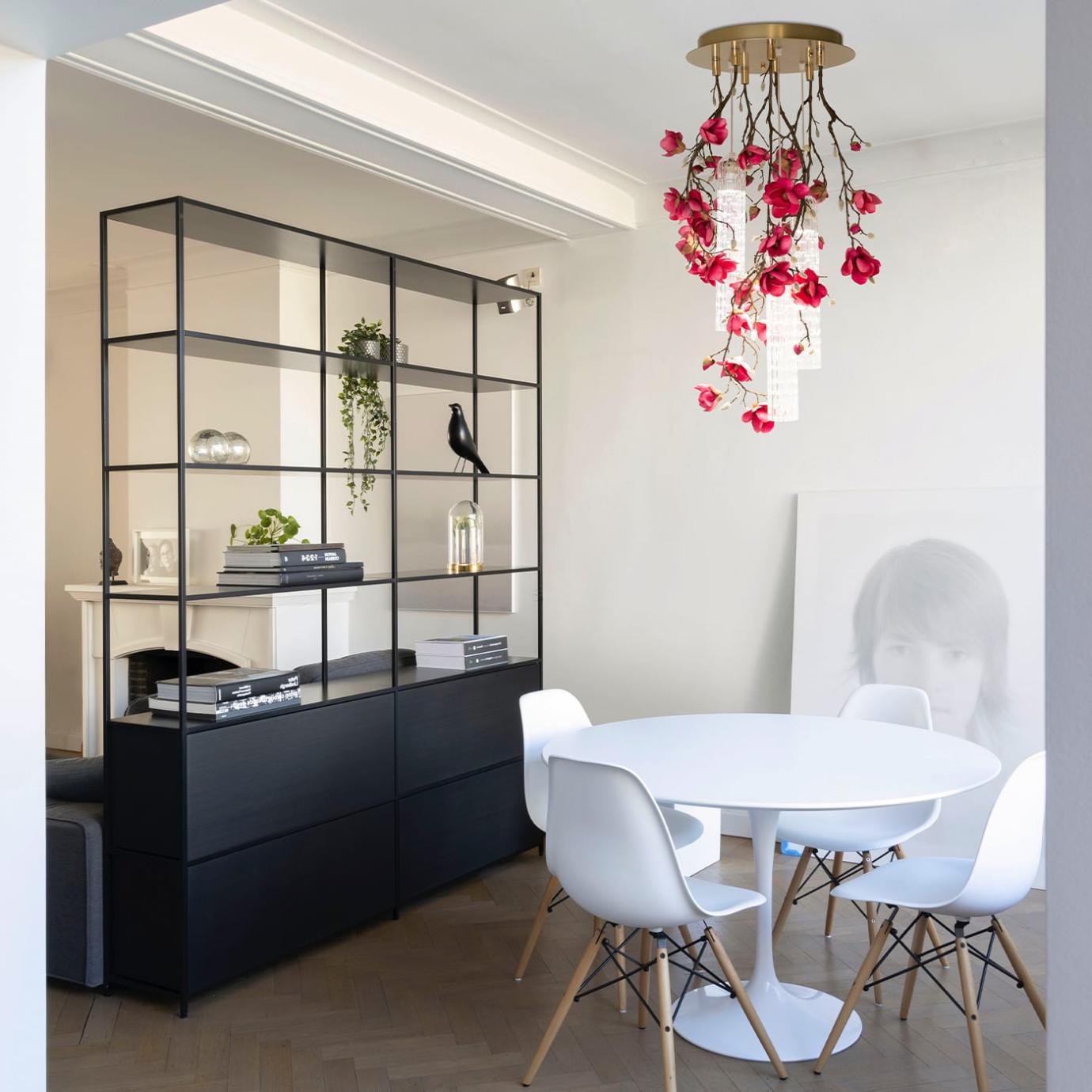 Petit lustre rond Magnolia