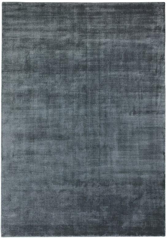 Tapis Uni Viscose Bleu Poudré
