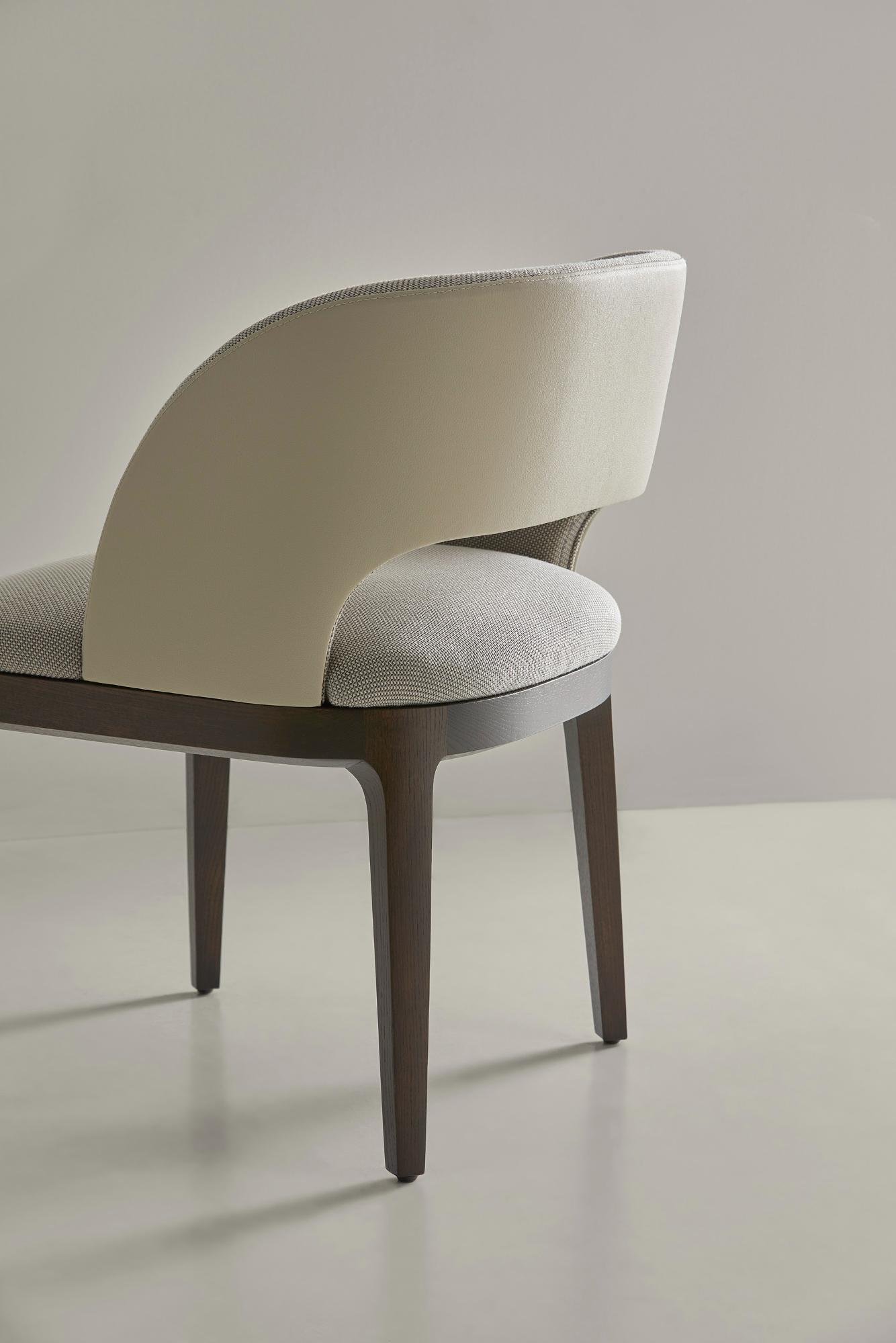 Chaise de salle à manger Amira Grise