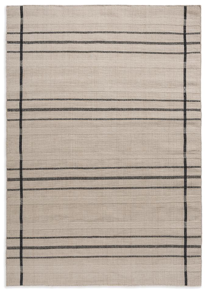 Tapis d’extérieur Zona Lignes Charbon