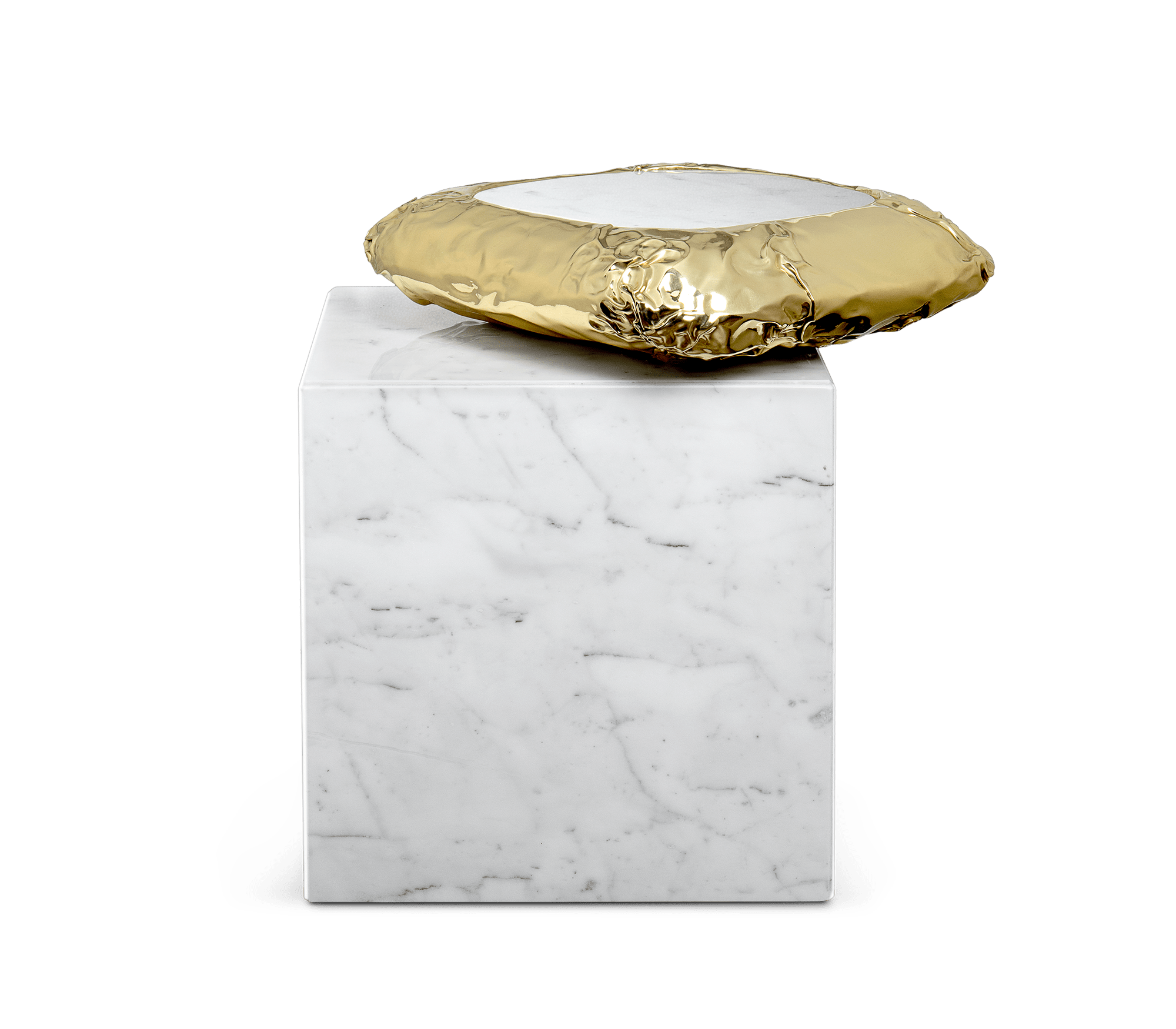 Table d’Appoint Carrara Megalith