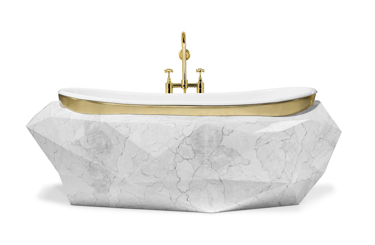 Baignoire Gemstone en Fausse Marbre