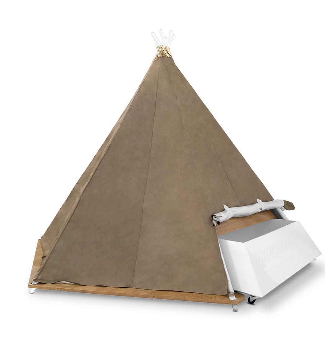 Lit Teepee Room
