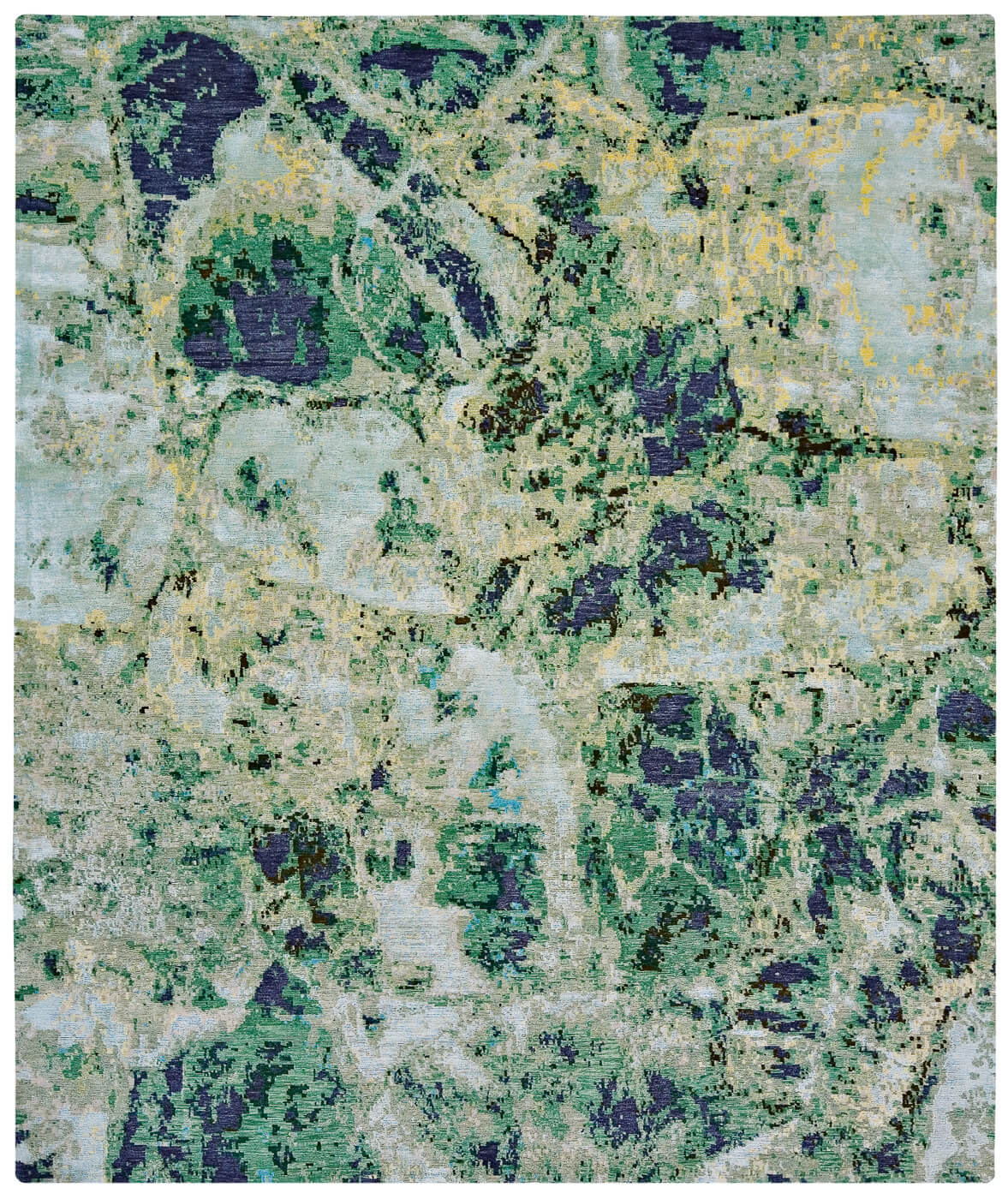 Tapis Émeraude Vert