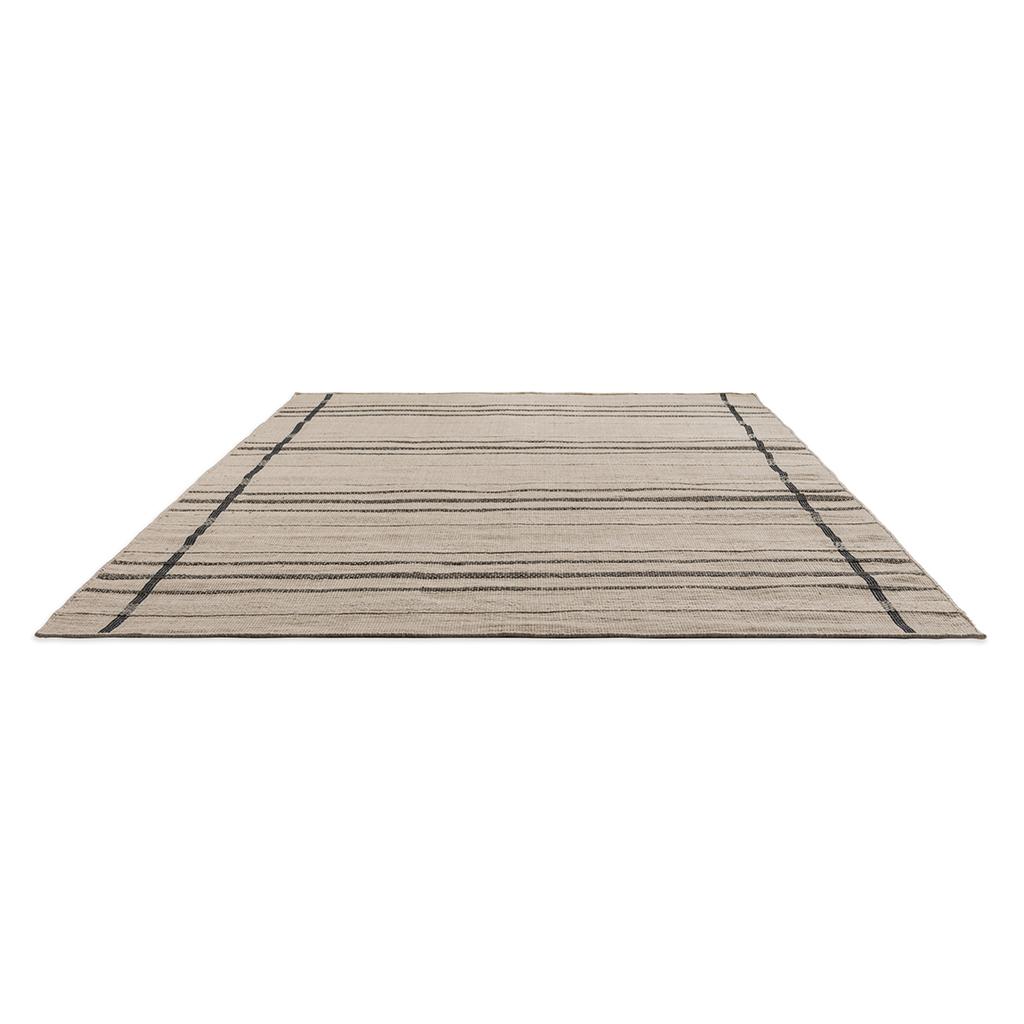 Tapis d’extérieur Zona Lignes Charbon