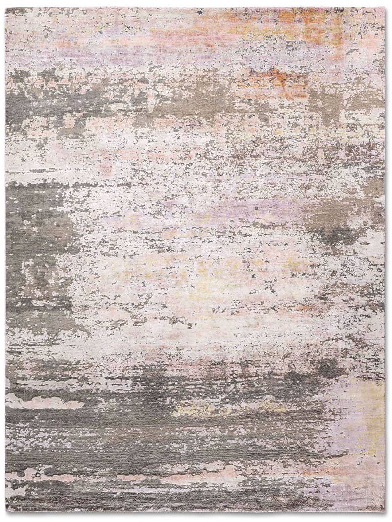 Tapis fait main de luxe Rose Doux
