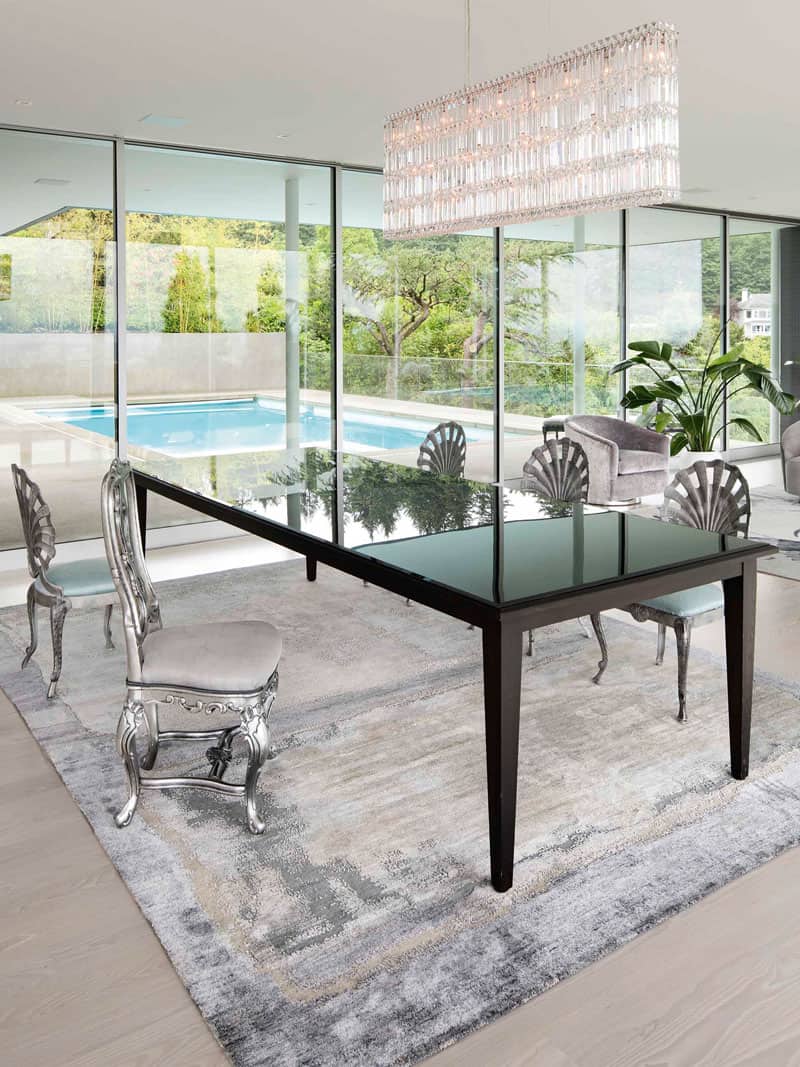 Tapis fait main de luxe Mélange Sable