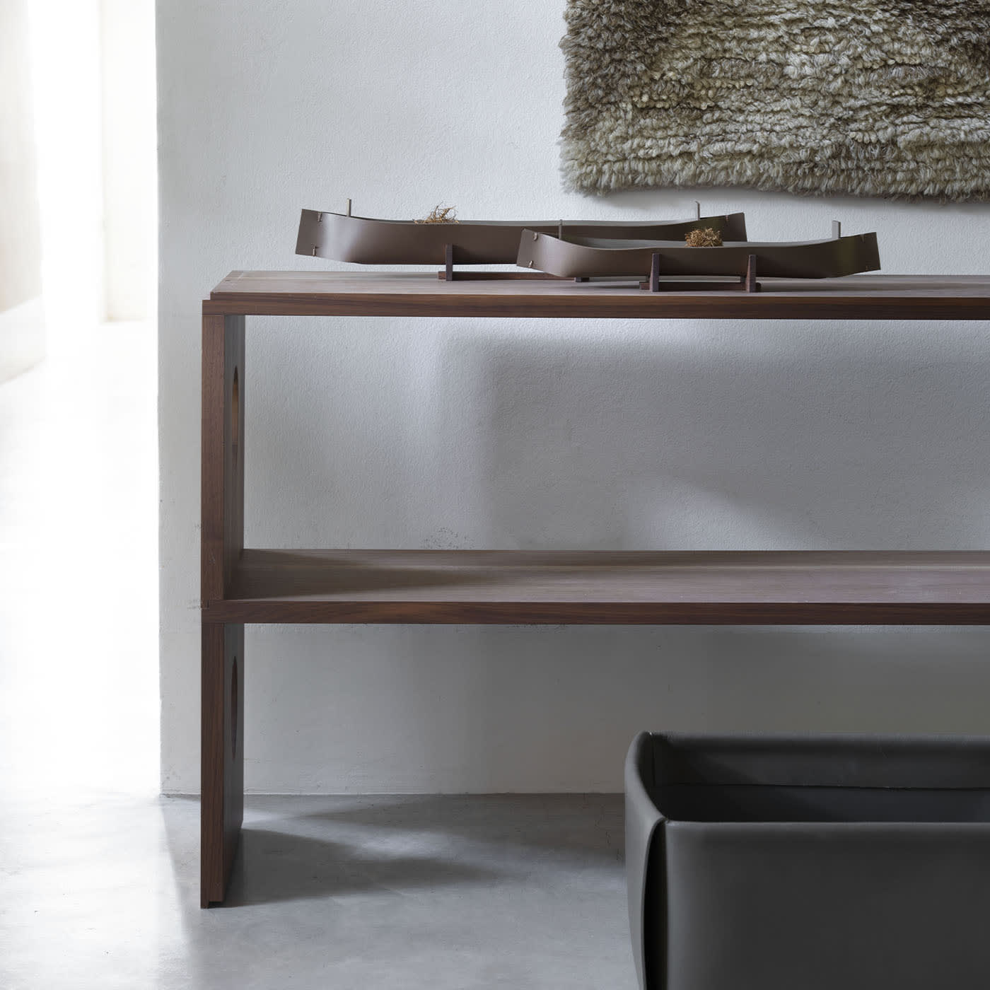 Boîte de Bureau en Cuir Canoe