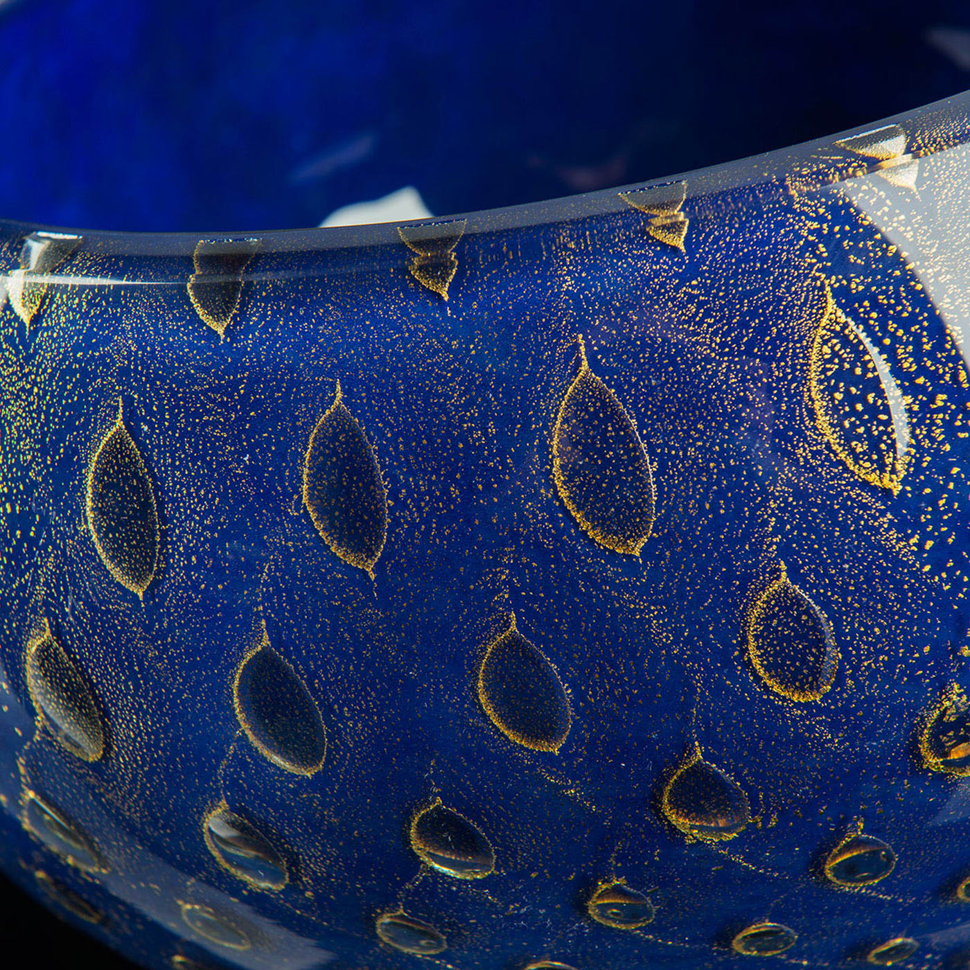 Coupe Mocenigo bleue et or
