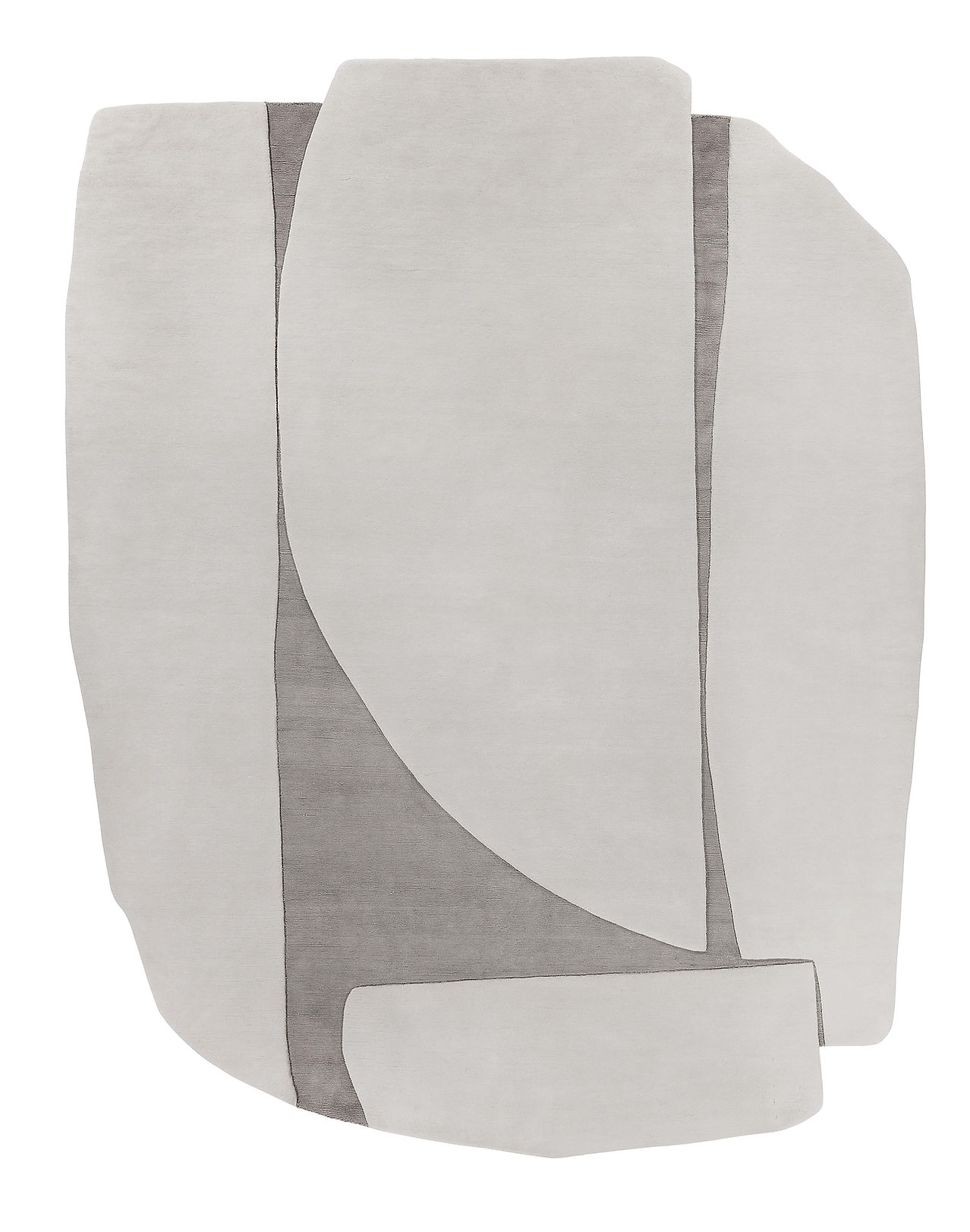 Tapis Forme Grise | Taille: 310 x 400 cm