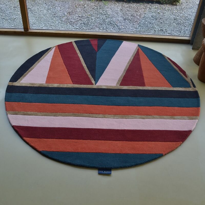 Tapis Rond Sahara Bourgogne 56105