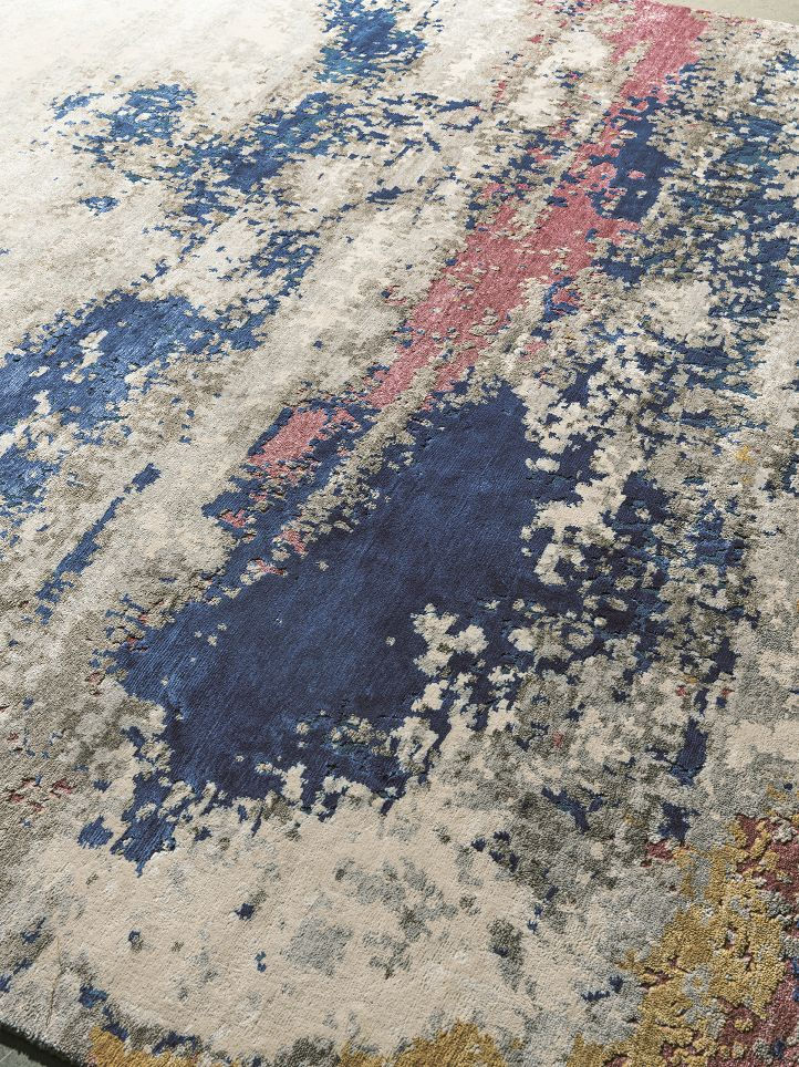 Tapis Abstrait Multicolore