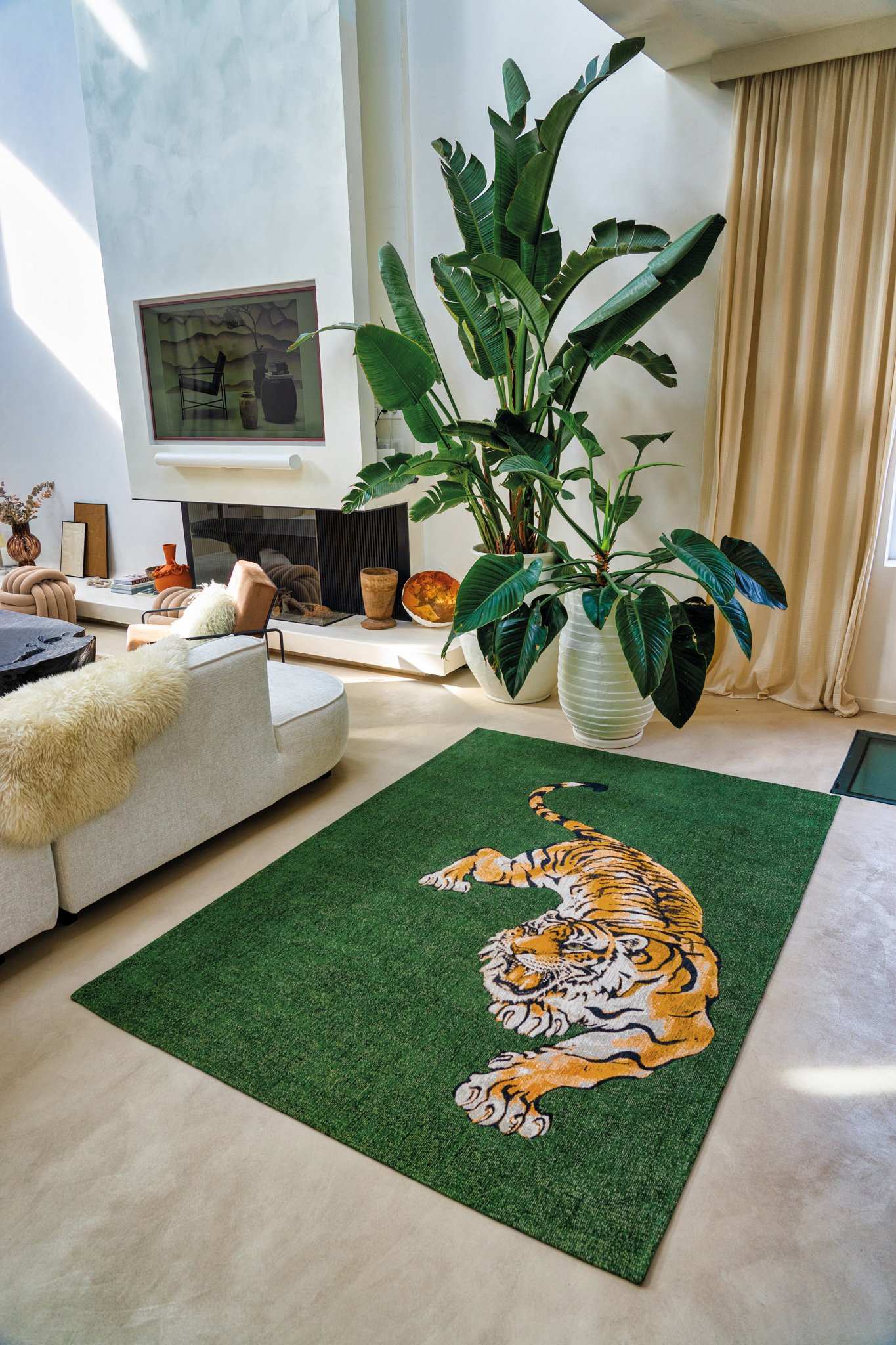 Tapis Green On Fire 9388