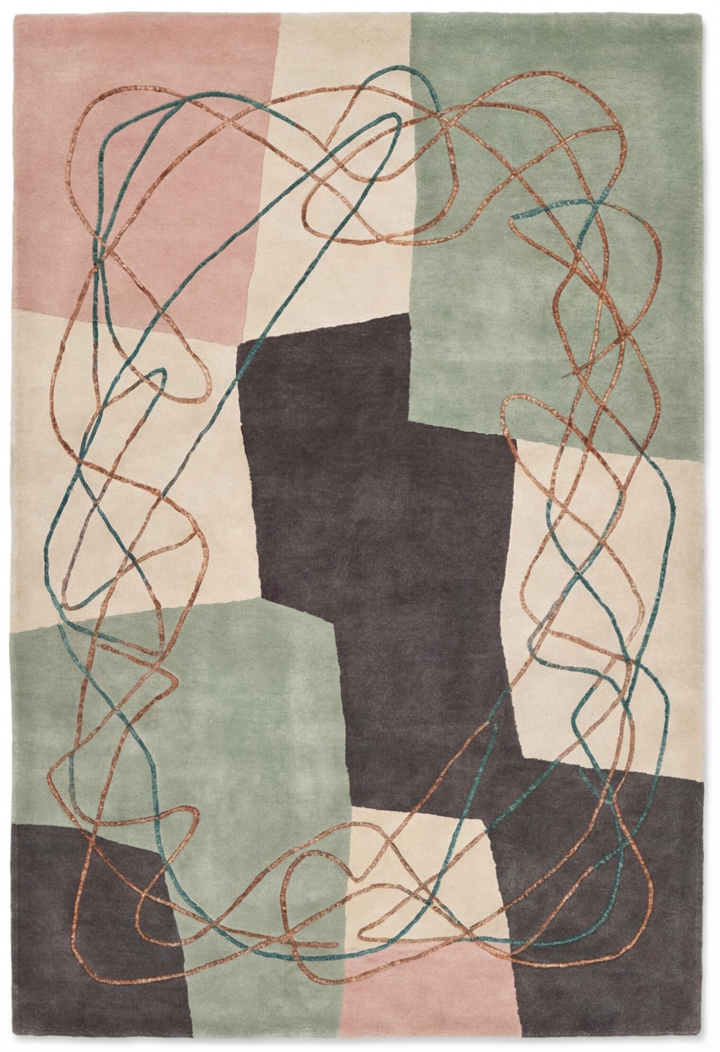 Tapis Muted Patchwork