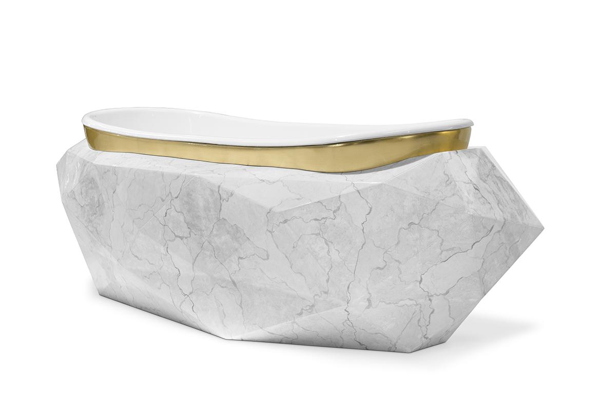 Baignoire Gemstone en Fausse Marbre