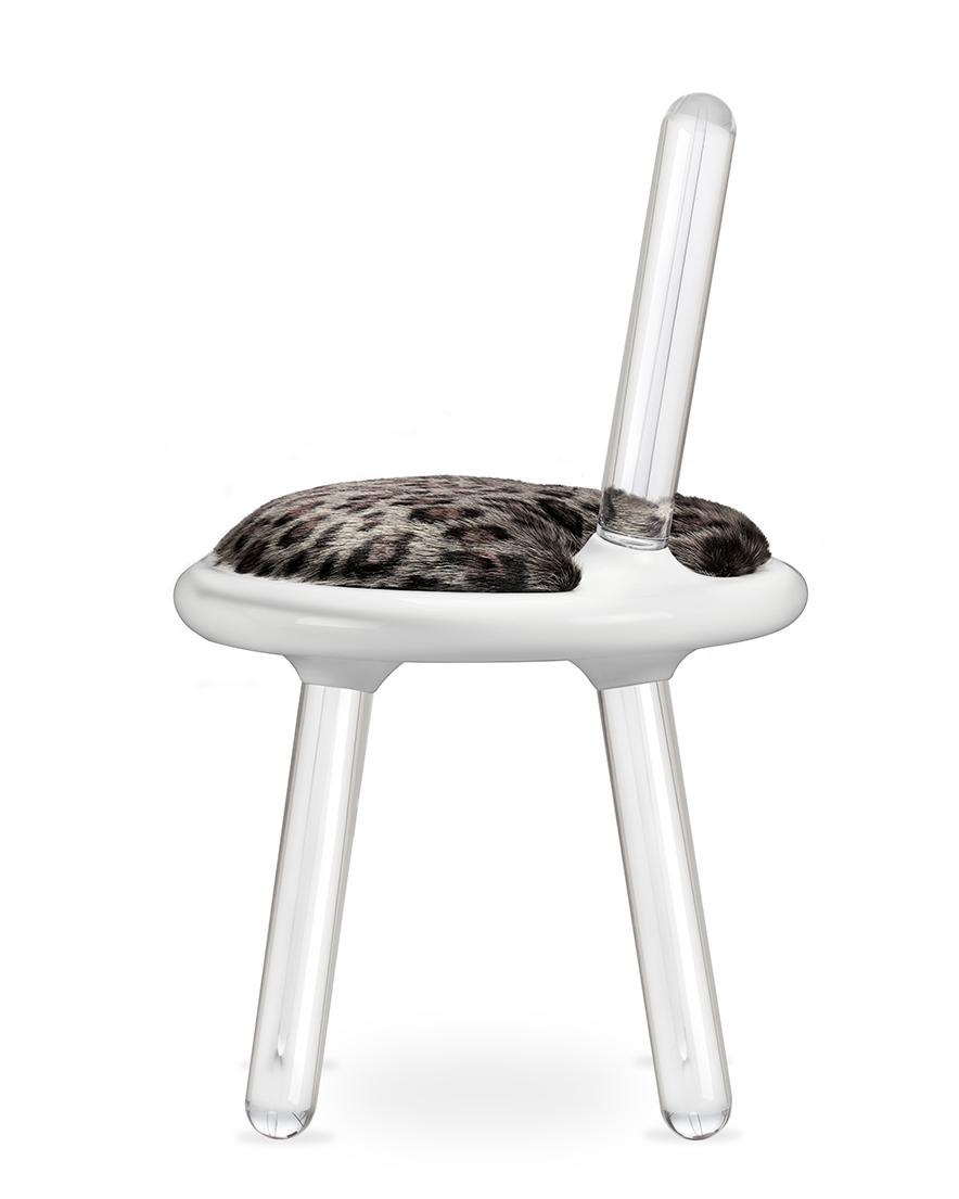 Chaise enfant Illusion Léopard