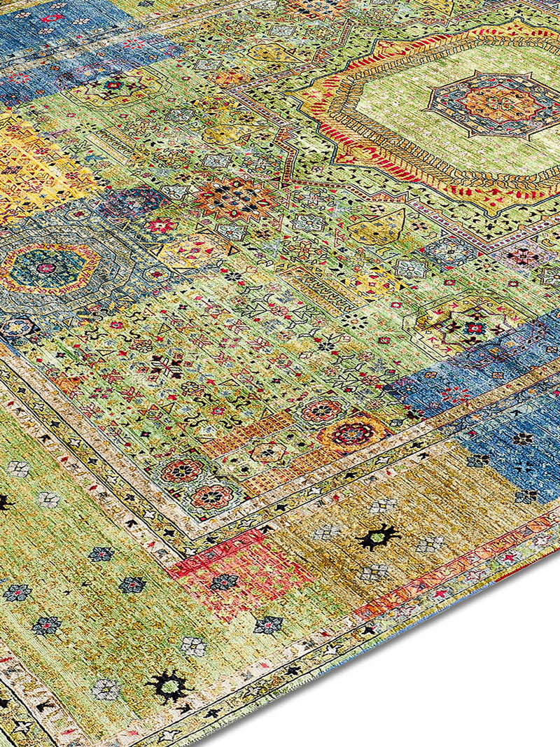 Tapis Cosmique No. 06 Mélange Vert