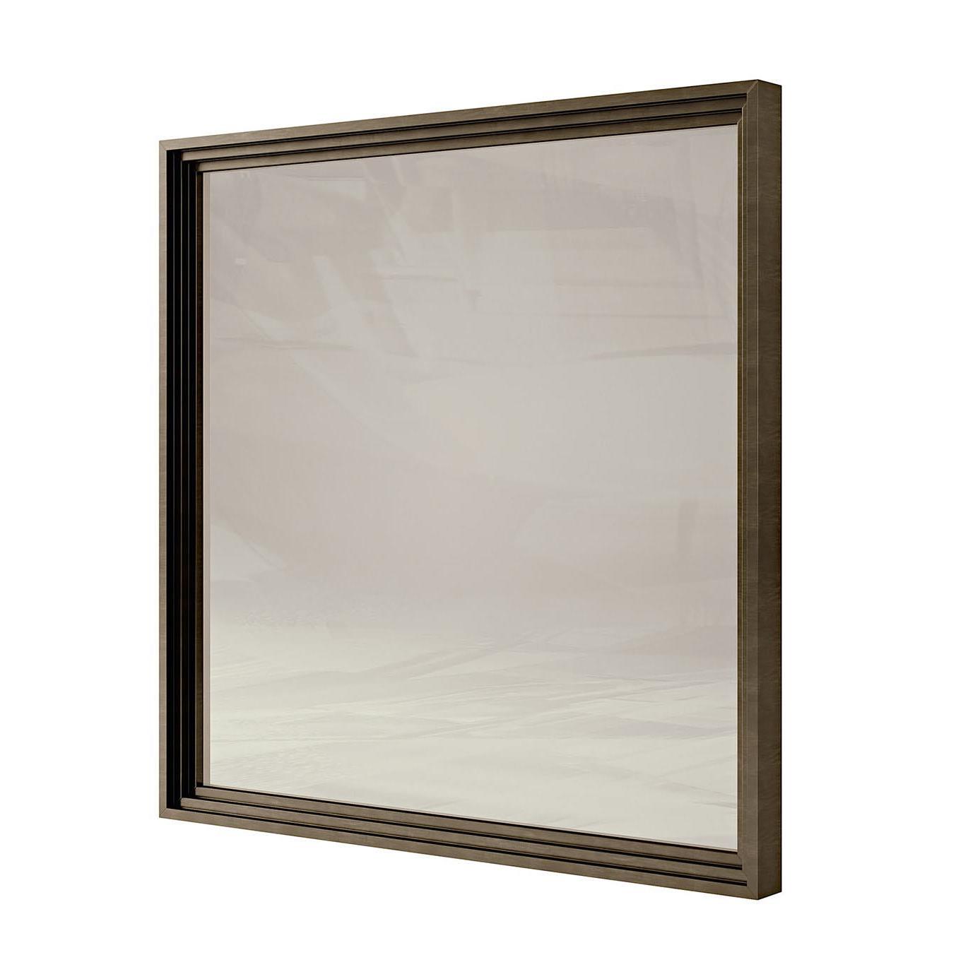 Miroir à Cadre en Bois