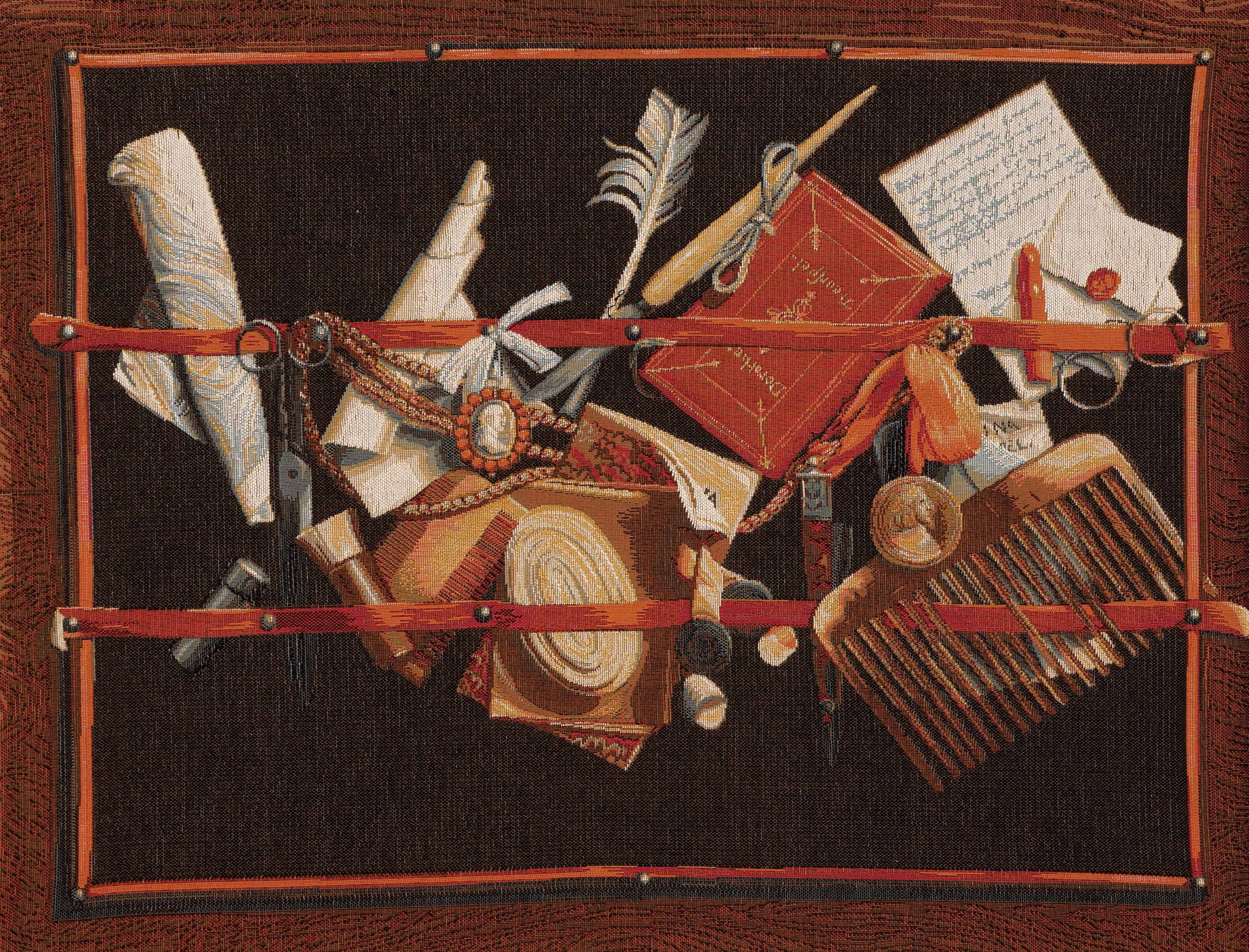 Tapisserie Cabinet de Curiosités, E. Collier | Taille: 50 × 67 cm