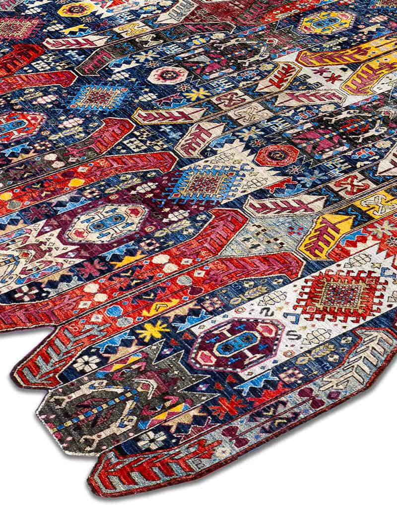 Tapis fait main de luxe Multiforme