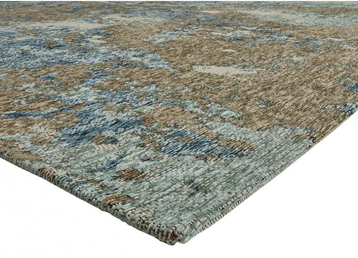 Tapis Abstrait Deco Vert / Bleu | Taille: 200 x 285 cm