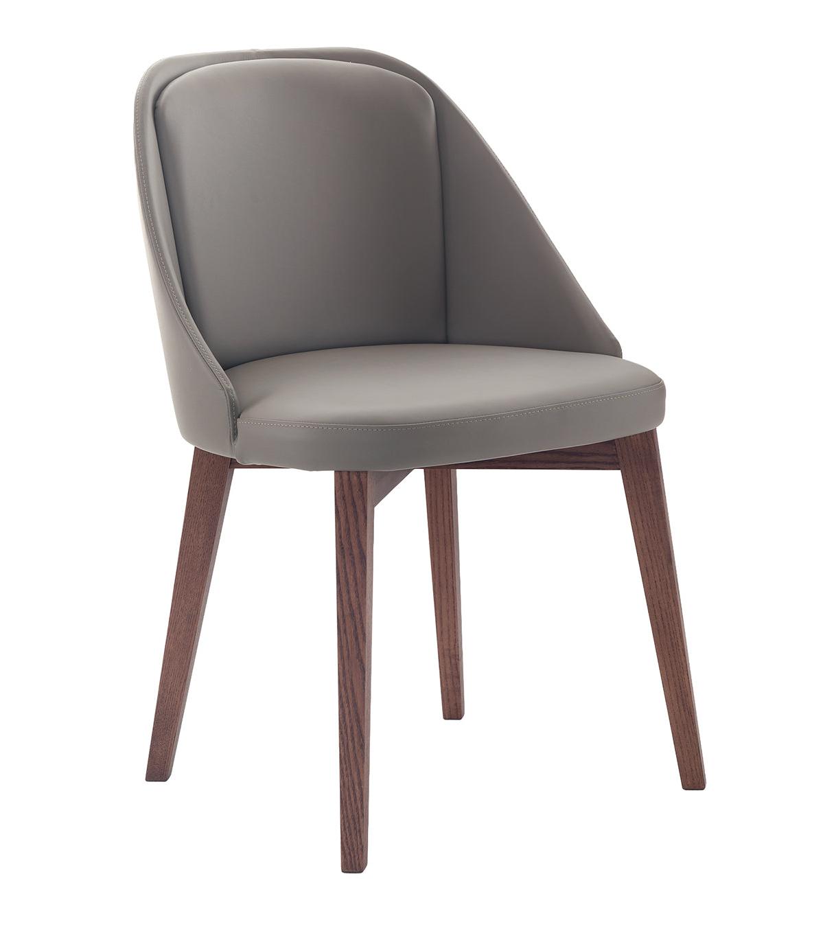 Chaise en cuir Amy