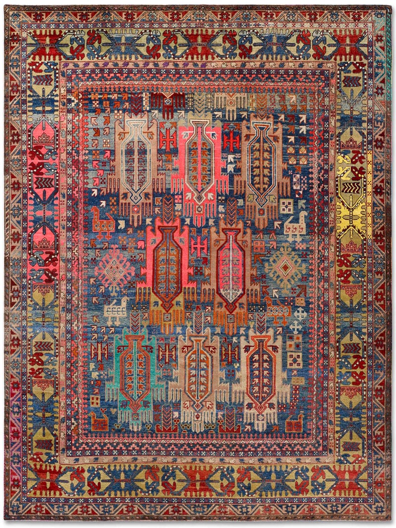 Tapis fait main de luxe Original | Taille: 250 x 300 cm