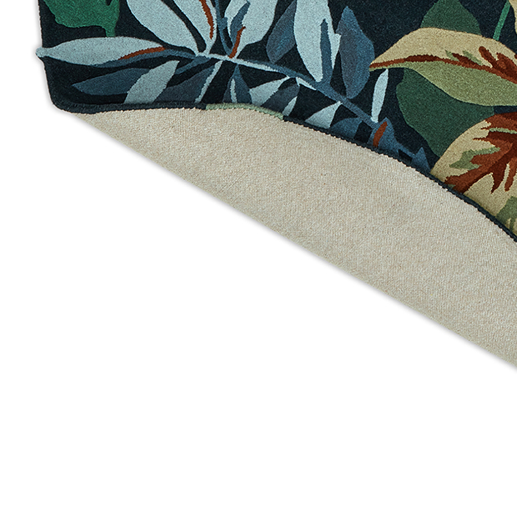 Tapis rond Robin's Wood Vert Forêt 146508
