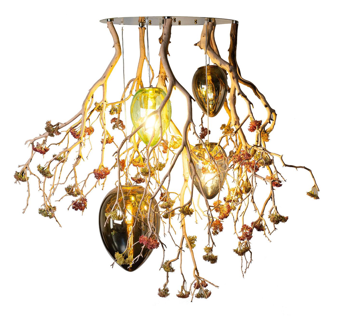 Lustre en cristal Manzanita