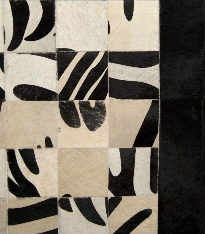 Tapis Mosaïque Zèbre | Taille: 250 x 280 cm