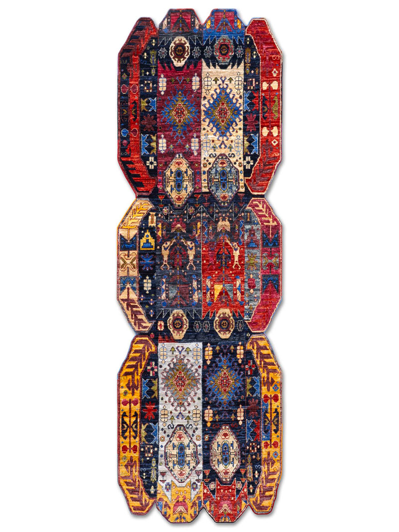 Tapis fait main de luxe Multiforme