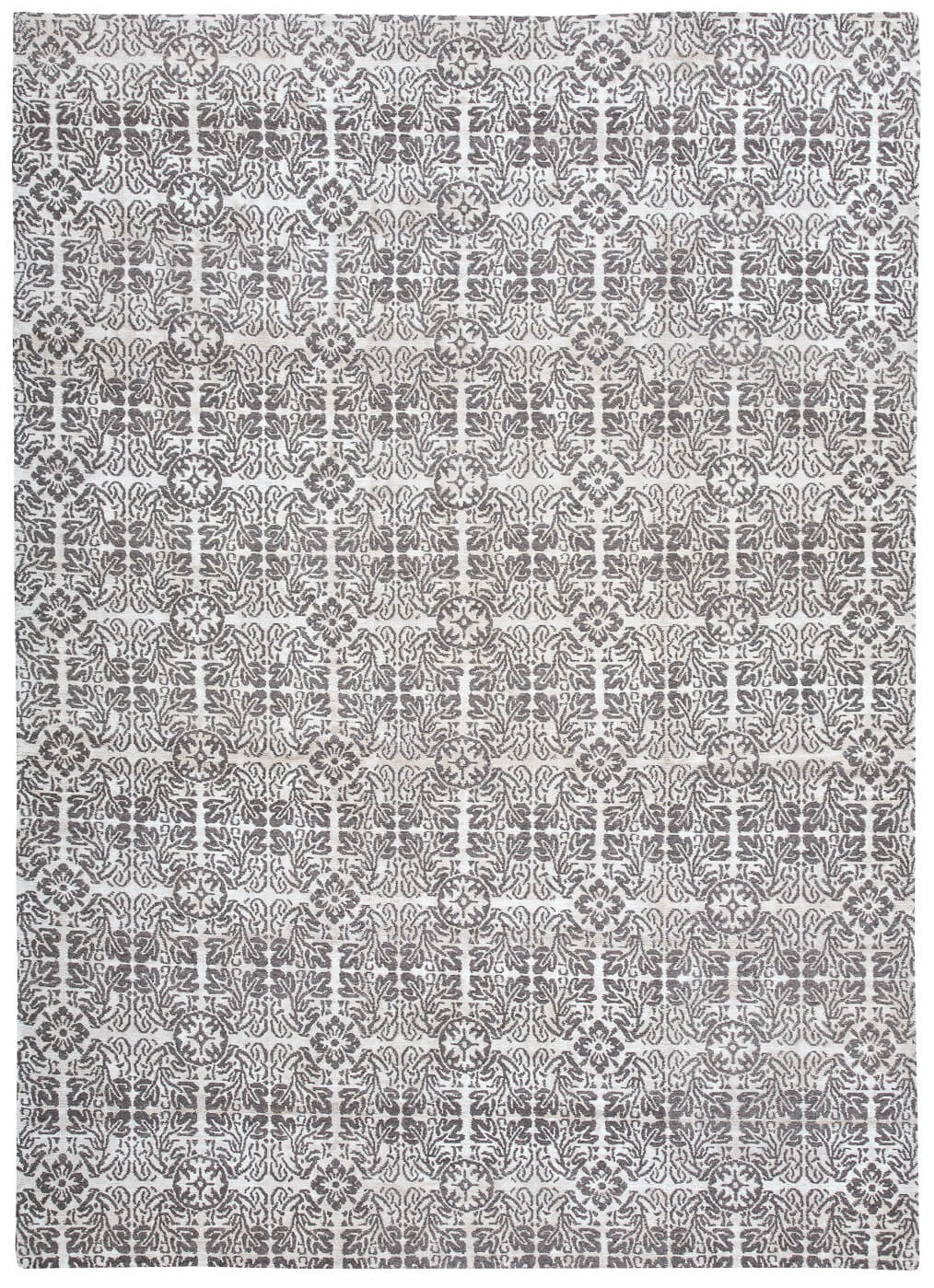 Tapis Bologna Blanc Gris | Taille: 300 x 400 cm