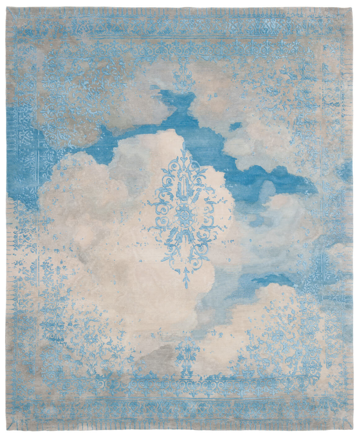 Tapis Ferrara Nuage Spécial Rocked Bleu