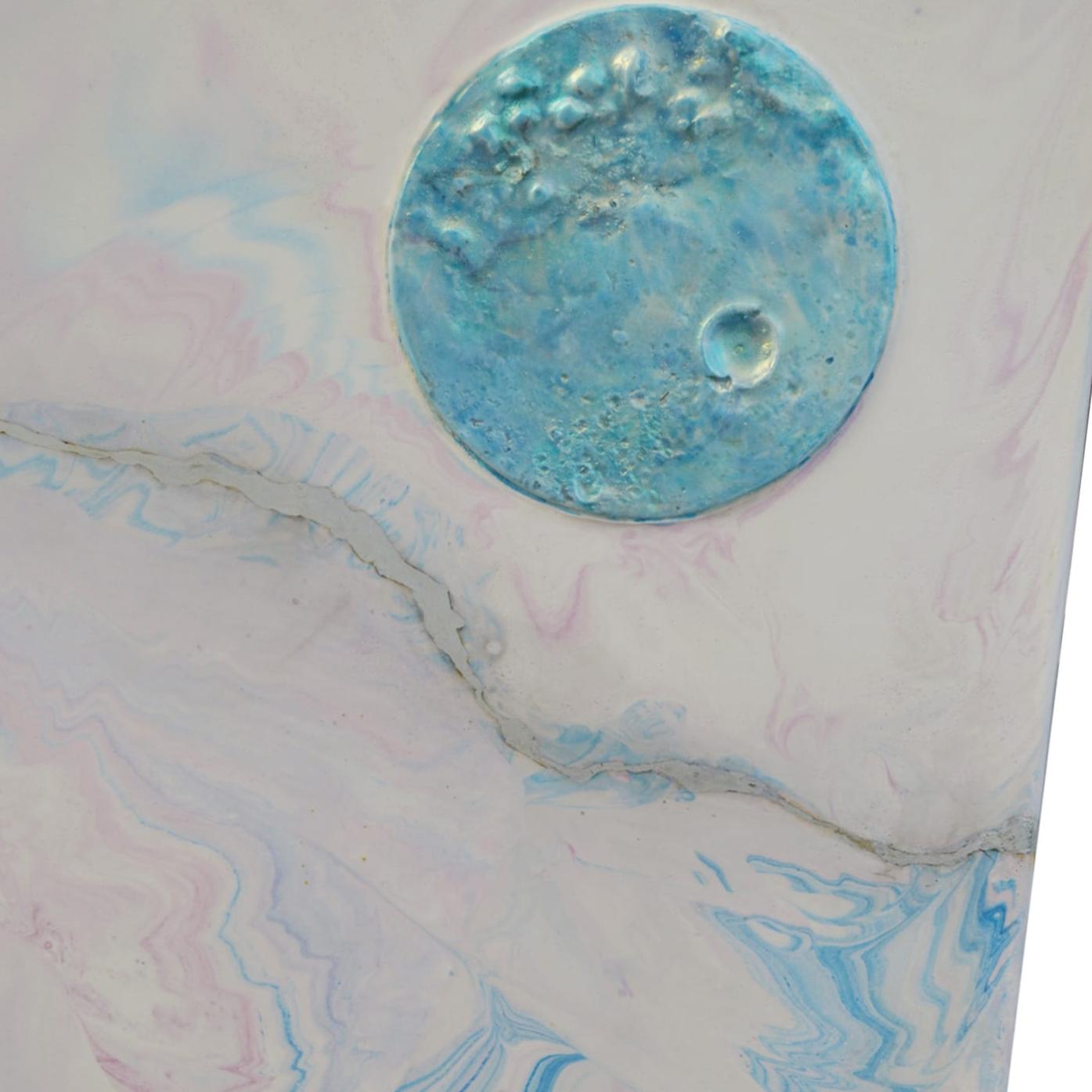 Table d'appoint Bleue et Rose