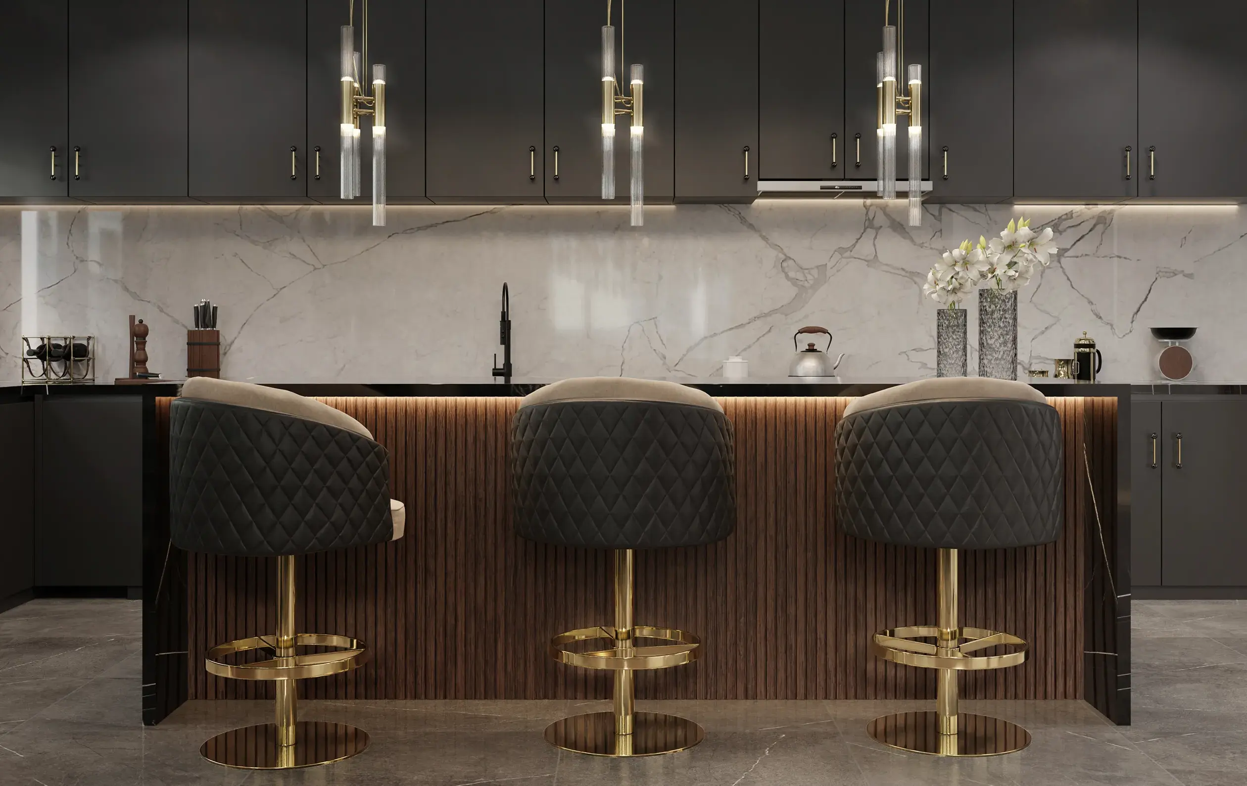 Chaise de Bar Pivotante Otto - 4