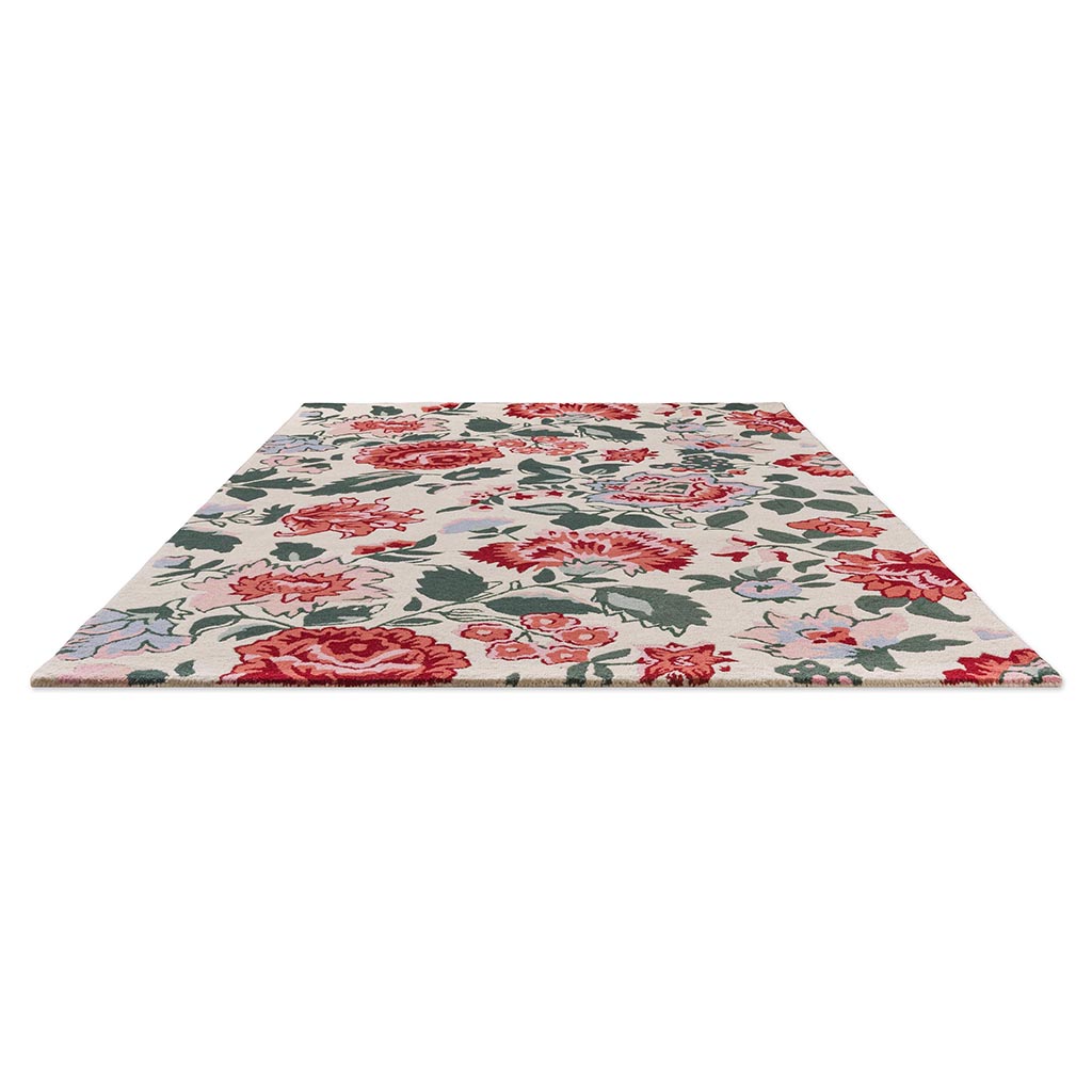 Tapis Wendling Floral Coquelicot Rouge