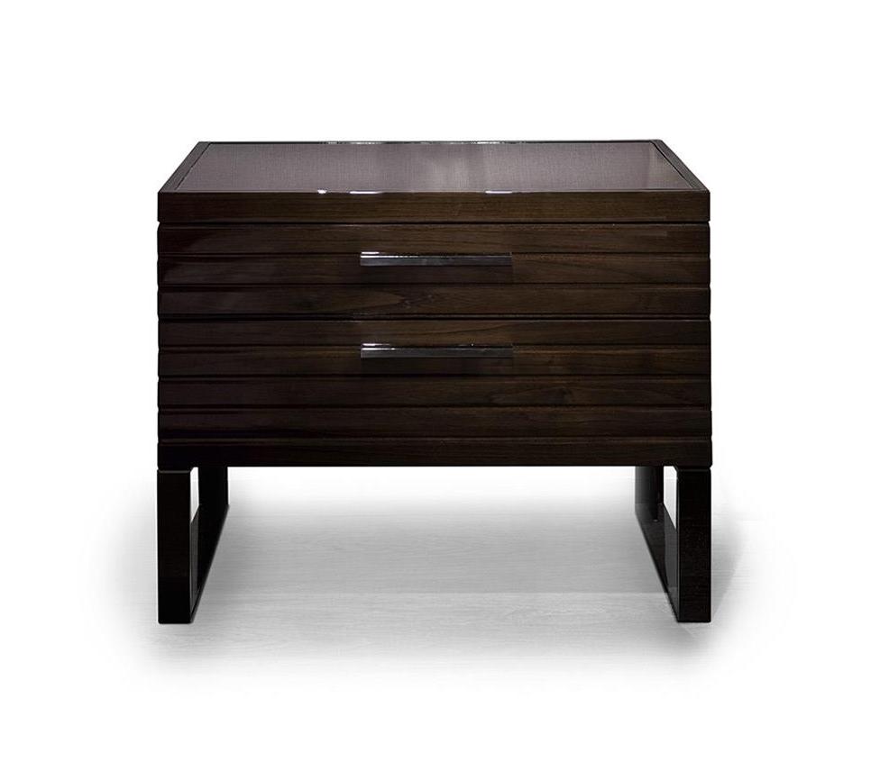 Table de Chevet 60 Perfect Time | Plateau de table: Glass