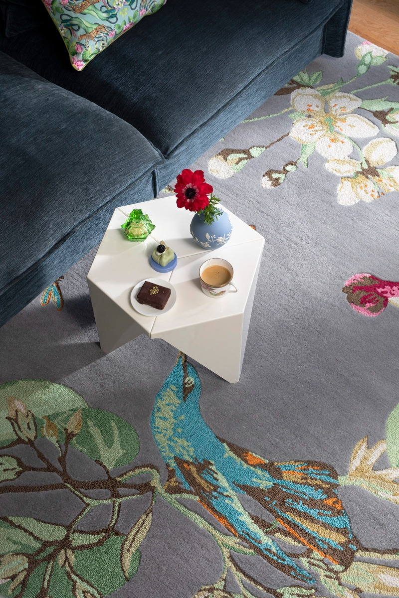 Tapis Hummingbird Gris