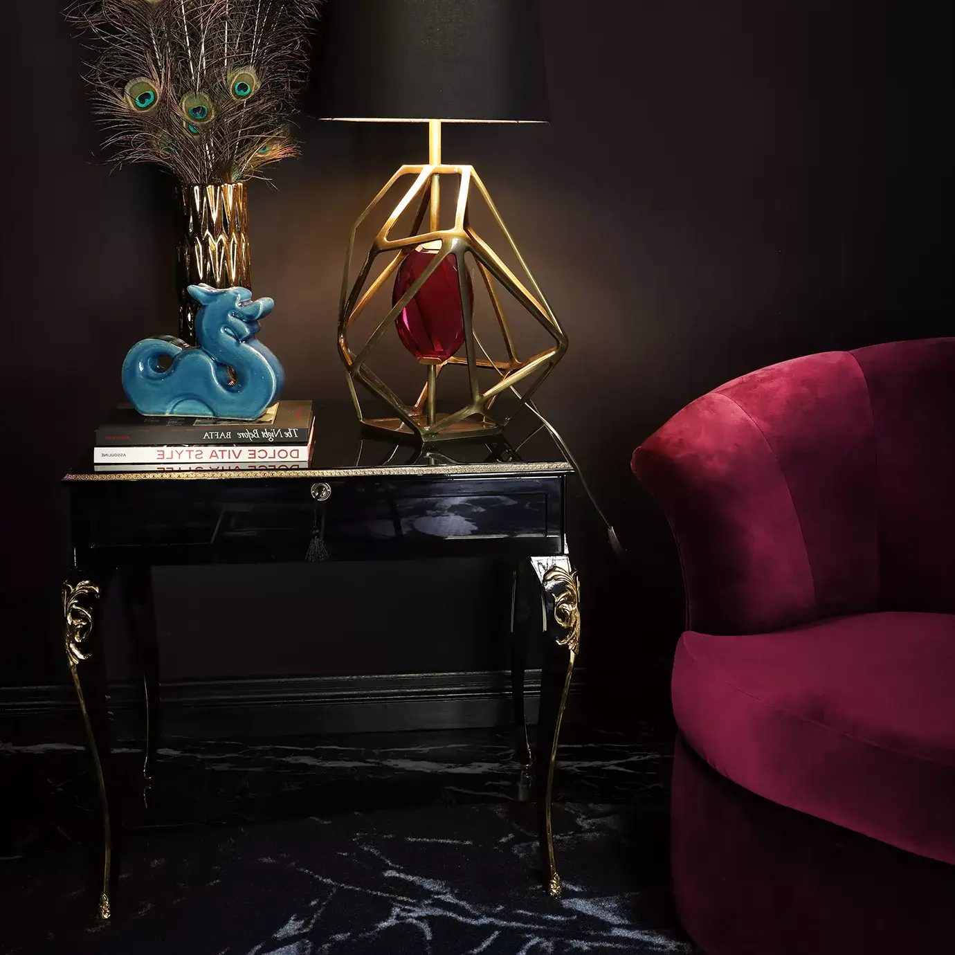 Table de Chevet Cabriole