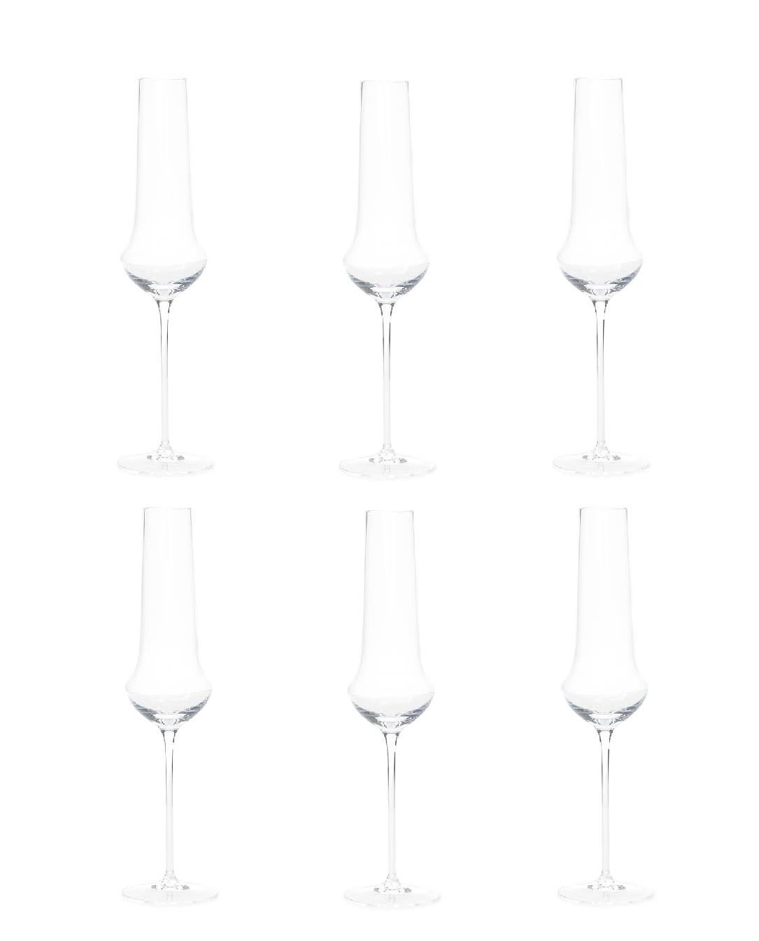 Service de flûtes Maxi Minimes — lot de 6
