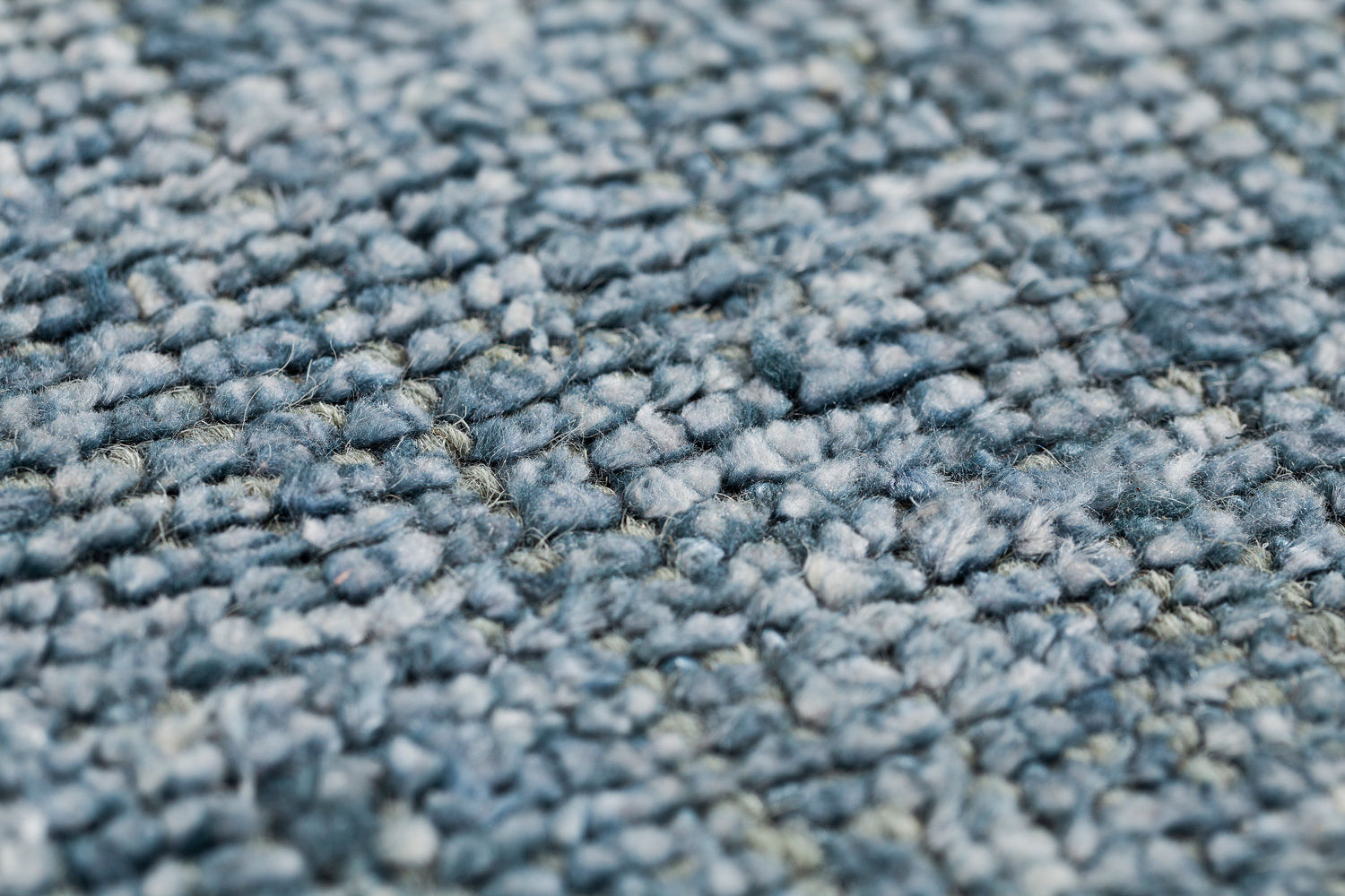 Tapis Petrol Tissé à la Main