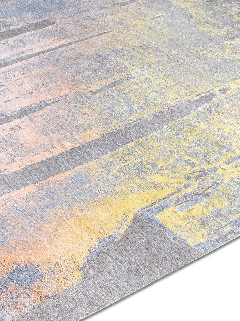 Tapis tissé main Soleil Pastel | Taille: 365 x 457 cm